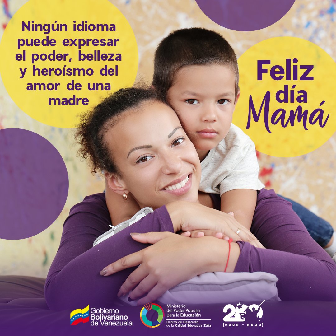 Feliz día a todas las madres del mundo 🌎 en especial a las venezolanas ellas son guerrera y han resistido el bloqueo criminal contra la patria, gracias a ellas venceremos #DiaDeLaMadreEnAmor