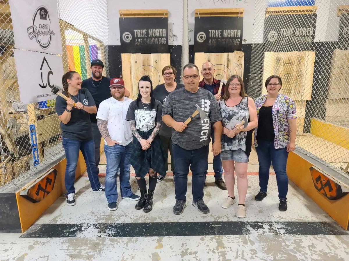 FreshStartRC's tweet image. Our fantastic Fresh Start Social Wellness Committee switched up the game this time with a unique and exhilarating axe-throwing adventure.
We're already eager to see what fun and exciting surprises the committee has in store for us next! #TeamBonding #socialwellness #MoreThanWork