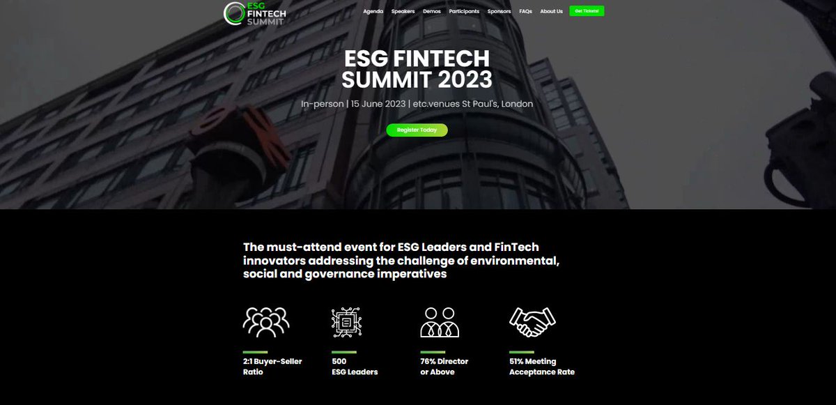 stratorob's tweet photo. We are proud to be a media partner of #esg #fintech Summit, June 15, 2023, St. Paul's, London.
Speakers:
✅Josephine (Jo) Roy, Citi
✅Adityadeb Mukherjee, Lloyds Banking Group
✅Juliette J., NatWest Markets
🔗Link: https://t.co/3OxRk98Bob
#Digitalscouting #finance https://t.co/znXkl32dP2