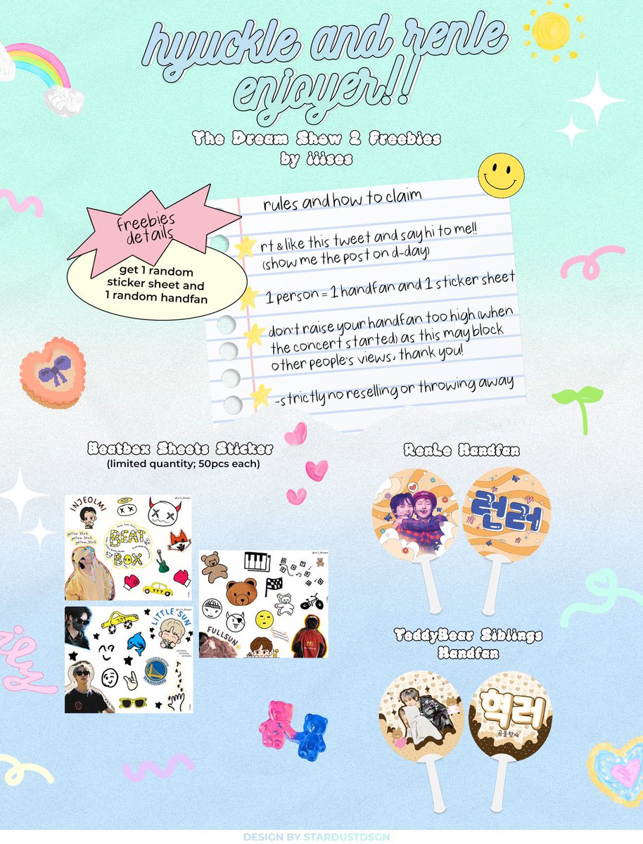 anywaysss shout out to <a href="/yoursecretwoods/">YSW Design & Printing</a> for designing&amp;printing service the handfan, <a href="/stardustdsgn/">MADE BY STARDUST (accepting)</a> for designing the notice and <a href="/sector825/">🩻☆</a> for helping me with the wording😭🫶🏻 thankyou sm 😔🫂