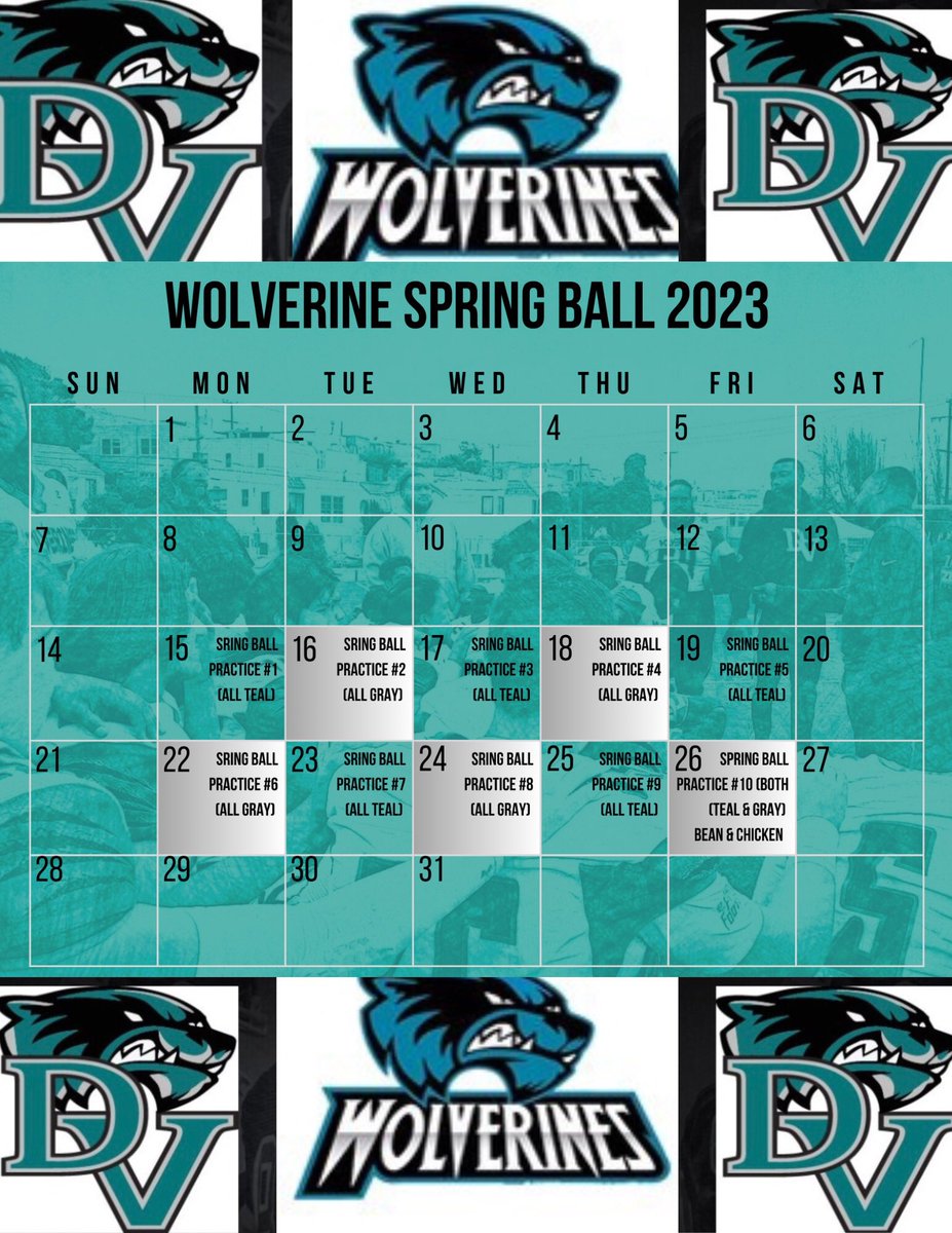 CoachMattMills's tweet photo. Deer Valley Football Spring Ball / Tryouts for the 23’ Season will start tomorrow! Meet in the Football Team Room at 3:50 pm! Great things are coming for the Wolverines! Looking forward to seeing all of our DV & Dozier Libby Athletes come out!
#ironsharpensiron⚔️ #springball2023 https://t.co/zlNk9MMab6