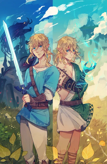 New piece! Been loving playing~~~  #TearsOfTheKingdom