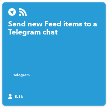 RealMothers1's tweet photo. Recommended Recipe by Telegram: Send new Feed items to a Telegram chat https://t.co/elSYXnIKXQ https://t.co/G7FNXtmZqZ