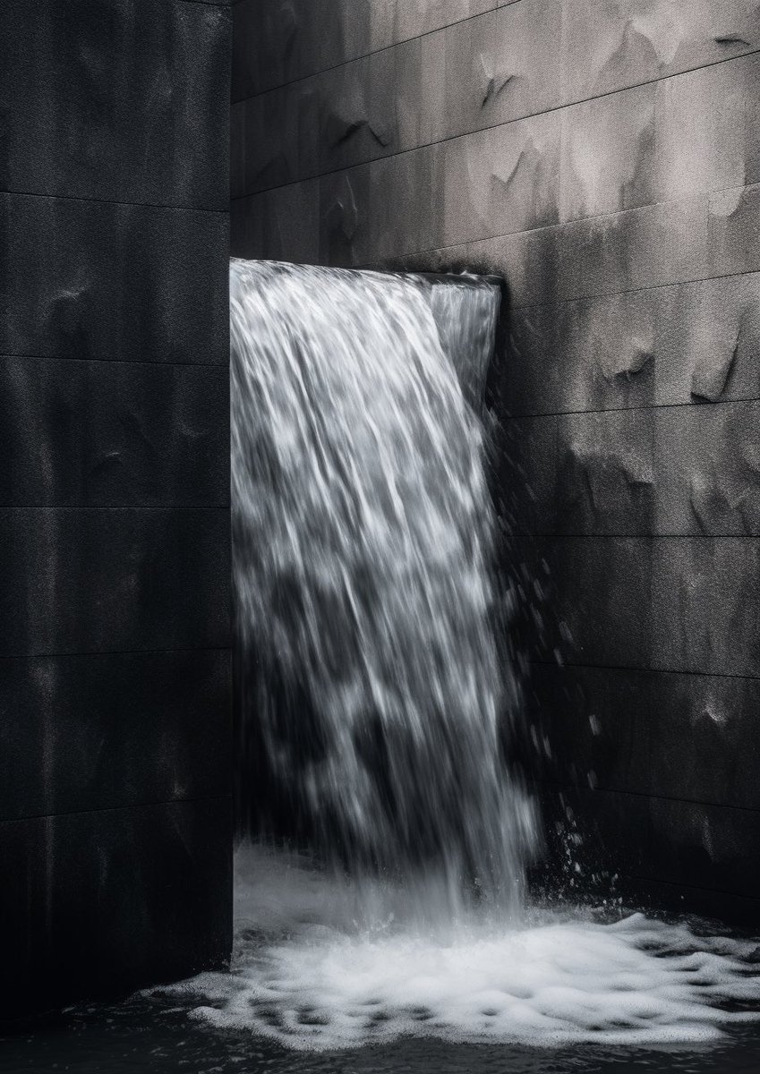 "Architecture is the thoughtful making of space." - Louis Kahn

🖤 Follow for my daily art &amp; inspiration.

#minimalism #minimalist #waterfall #architecture #midjourney #midjorneyart #midjourney5 #MidjourneyAI #architect #UniqueArt #art #artworks #Artworkers #AI #AIart #aiartist