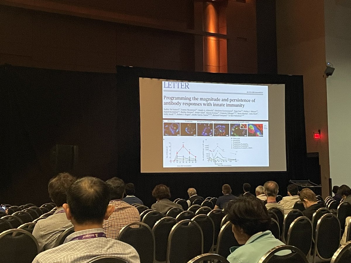 sjturn's tweet photo. Just presented this paper to my #BMS3031 students last week, now hearing from the person themselves about designing synthetic vaccines from first principals #AAI2023 @ImmunologyAAI #scienceyeah #immunityiscool https://t.co/IIQZlENq0k