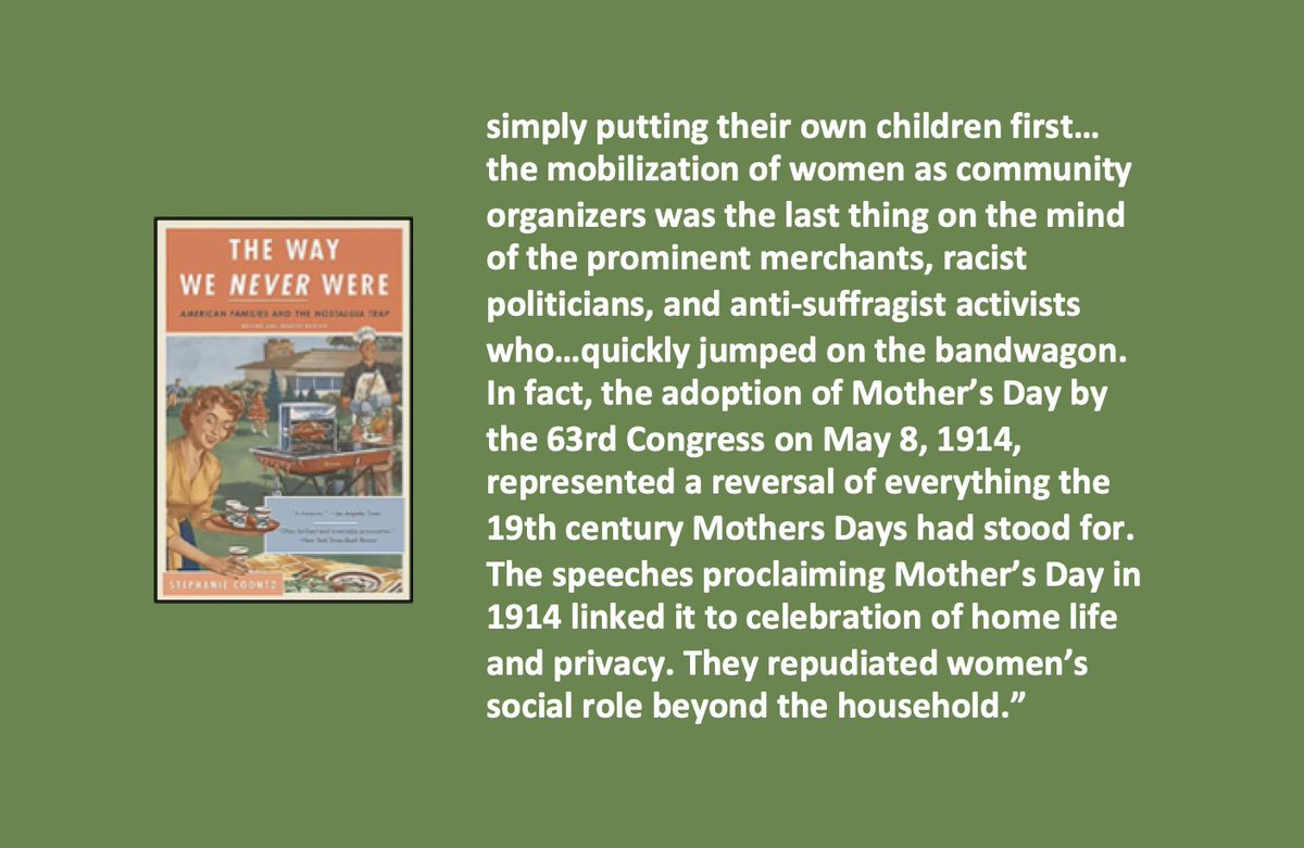 #bookquotes #books #goodbooks #booklist #bookstagram #booktalk #TheWayWeNeverWere @StephanieCoontz #MothersDay #MothersDay2023 #Mothers #motherhood #feminism #nuclearfamily #WomensRights