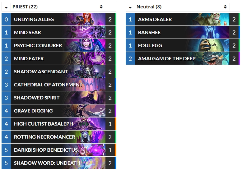 Hearthstone Top Decks💙 on Twitter "(Standard) ForDaKingHS's 82