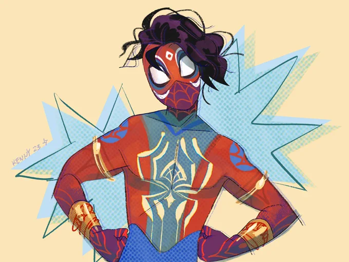 what peak character design looks like #AcrossTheSpiderVerse #SpiderMan