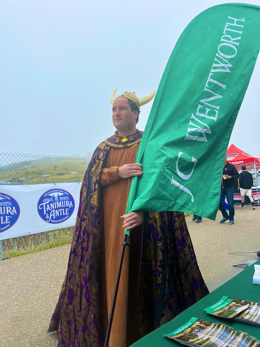 jgwentworth's tweet photo. Day 3 at @WeatherTechRcwy! 🏁

Stop by our booth &amp; get a picture with the JGW Viking! 📸 #877CashNow 

 #IMSA #MotulCoursedeMonterey https://t.co/nsnhG0czyj