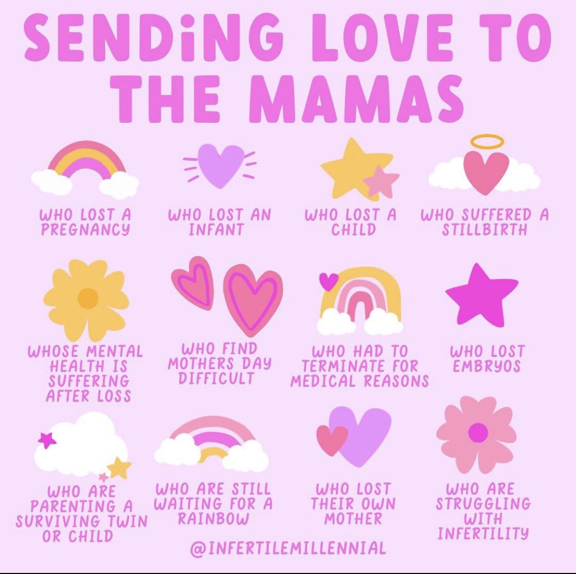 MagentaNinjaJax (@jaxmagenta) on Twitter photo Sending love and thinking of those this Mother's Day who lost a little one. Whose mental health is struggling after loss. Parenting a surviving twin or child. Struggling with infertility. We you see and if Mothers Day Weekend is hard for you, you are not alone. 🫶🏾 Sending love and thinking of those this Mother's Day who lost a little one. Whose mental health is struggling after loss. Parenting a surviving twin or child. Struggling with infertility. We you see and if Mothers Day Weekend is hard for you, you are not alone. 🫶🏾