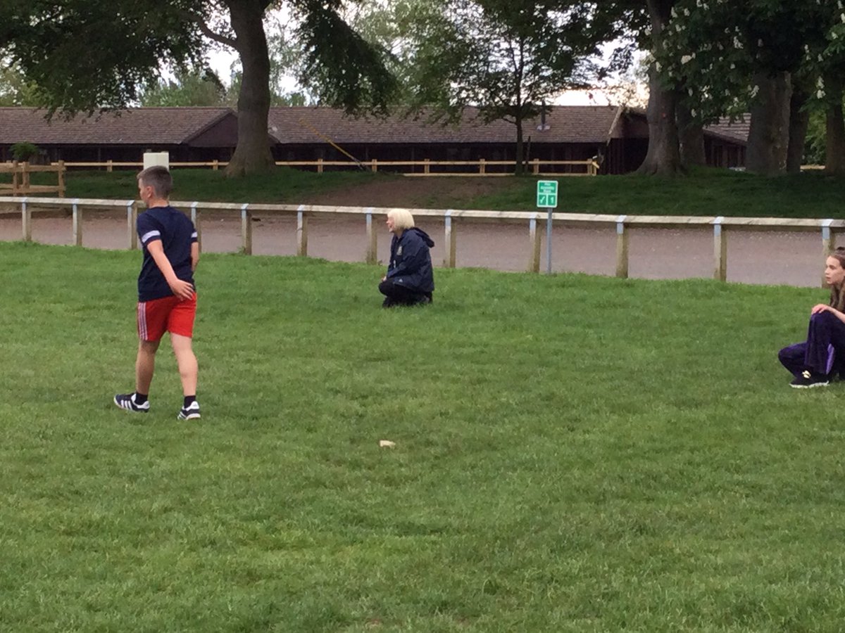 Layla waiting out more chaos tig. Think she was worried because Ms Spelman joined in <a href="/PGLTravel/">PGL Schools & Groups</a> #teamainthorpe #ainthorpeontour