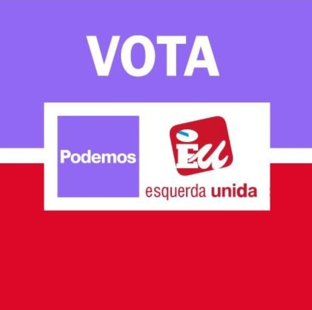 En estas elecciones volveré a votar al único partido que representa mis intereses. 
#YOVOTOPODEMOS
Copia y pega, difunde al mejor partido de la izquierda 
Unidas Sí Podemos!💜
#ValentiaParaTransformar
#UnidasSiPodemos
#YoConPodemos 
#TuVotoImporta 
#SiSePuede 
#UnidosSomosMejores