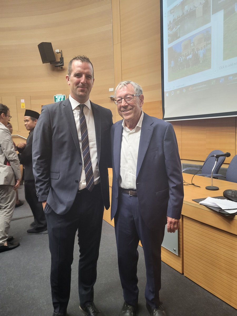 Falkensteinjor1's tweet photo. Kicking off @TelAvivUni #BoG23 with the Inauguration of the @IrwinCotler Institute. Fanatastic turn out of #Diplomats #Lawyers #Students, philanthropists and more supporting #NextGen of democratic leaders. #Firsttostand https://t.co/rghY6RDYHe