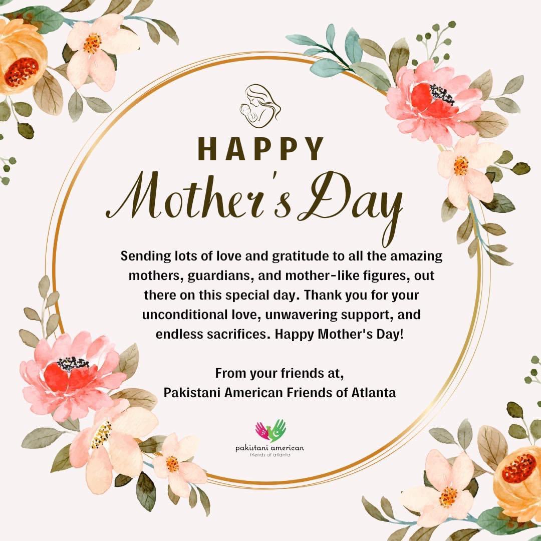 A very Happy Mother’s Day to all the Mamas and mother-like figures in our lives! 💐
<a href="/Pakinhouston/">Pakistan Consulate General Houston</a> <a href="/PakinUSA/">Pakistan Embassy US</a> <a href="/ForeignOfficePk/">Ministry of Foreign Affairs - Pakistan</a> <a href="/ATLIntlAffairs/">ATL International & Immigrant Affairs</a> <a href="/usembislamabad/">U.S. Embassy Islamabad</a>
