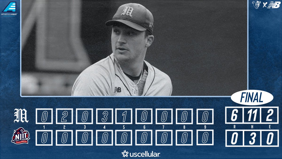 Final: Black Bears WIN

Lewis, Nielsen and Scott combine for the SHUTOUT 😤

We have clinched the top-seed in the America East Tournament!

We return to Orono this weekend with Senior Day on Friday!!

#blackbearnation | #wineverything | #AEBase