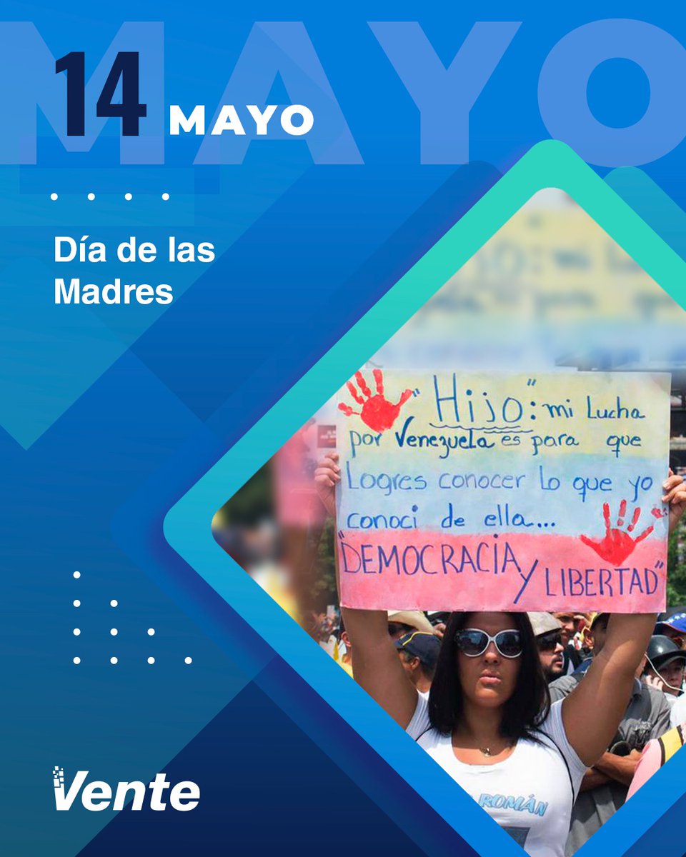 VenteMerida's tweet photo. Desde @VenteMerida felicitamos a todas las madres merideñas, son referencia d entrega y valentía; d amor incondicional y resistencia. 

A ellas, desde nuestra organización, todo nuestro cariño y trabajo para q muy pronto tengamos el país que soñaron para sus hijos y sus familias. https://t.co/kuI5kReDGA