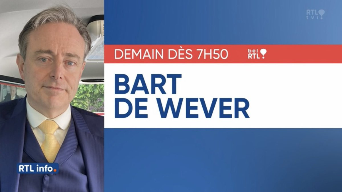 Asolim_'s tweet photo. Près de…8 ans sans accorder une interview à une radio matinale francophone! @Bart_DeWever est mon invité, ce lundi, 7h50. #7h50RTLinfo https://t.co/CNYo5IVRUH