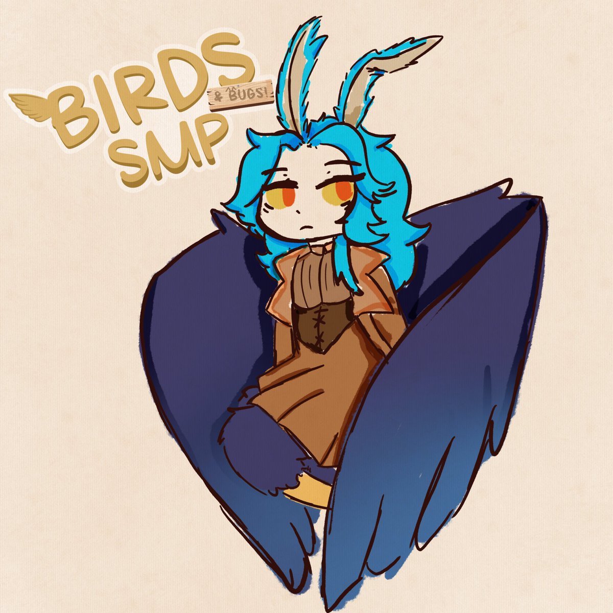 Name: <a href="/JustKaboodle/">Evelynn / Kaboodle 🐰</a> 
Species: Eagle
Fact: An eagles vision is 8x stronger than ours
#BirdsSMP
