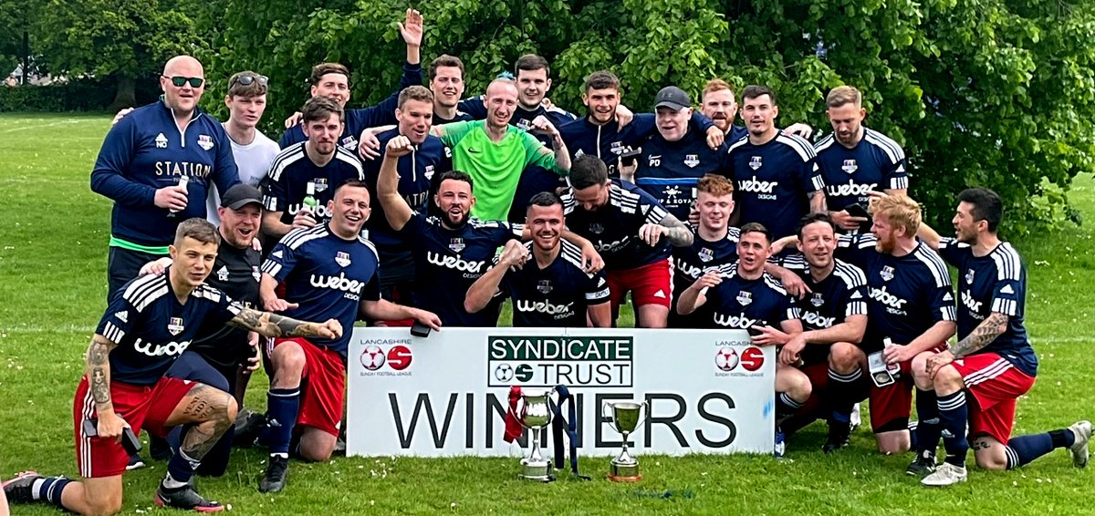 Congratulations to the players, officials and supporters of AFC Lytham <a href="/AfcLytham/">AFC Lytham</a> on winning Division 4 following this mornings title deciding game v Gregson Lane Wanderers 🏆🏆⚽️👏👏👏