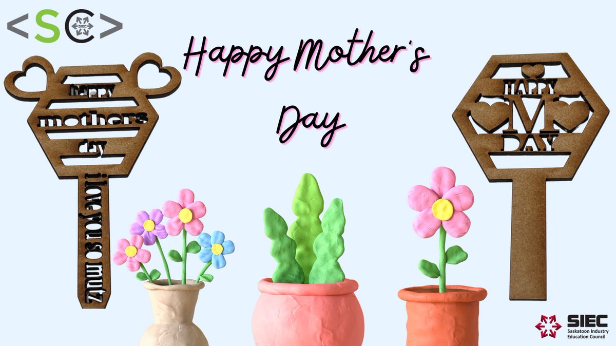 SaskCode's tweet image. This #MothersDay, we want to thank all the moms who are teaching their children about the wonders of #tech and for their incredible influence in shaping young minds!💻👩👧👦 #Tinkercad #STEAM #STEM @saskatooniec @GSCSNews @StoonPubSchools @prairiespiritsd @fsinations @stoontribalcncl