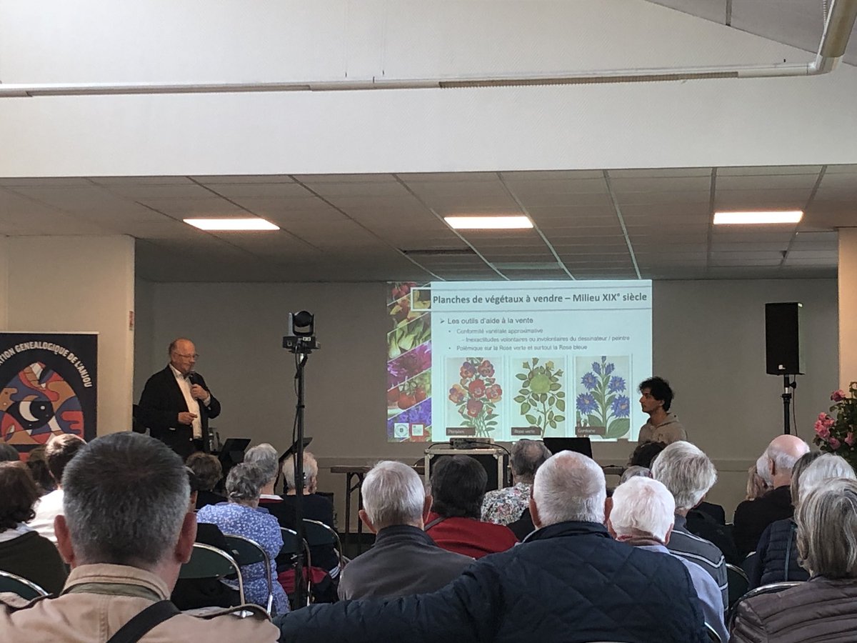 La famille Turc nous présente le métier de leurs  ancêtres Colporteurs fleuristes partie des Alpes vers l’Anjou qui ont parcouru l’Europe, la Russie et l’Amérique au XIXe et XXe s. #genealogie à #Angers  50 ans de l’AGena