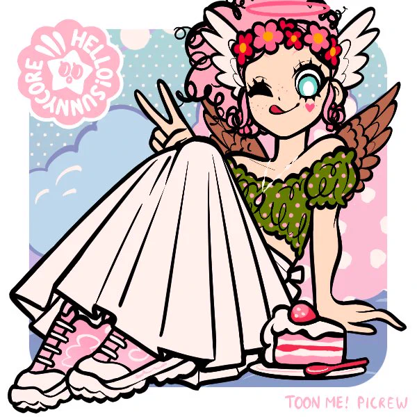 Picrewの「TOON ME! ⟪ A ⟫」でつくったよ!  #Picrew #TOON_ME_⟪_A_⟫  このメーカー可愛すぎる〜!