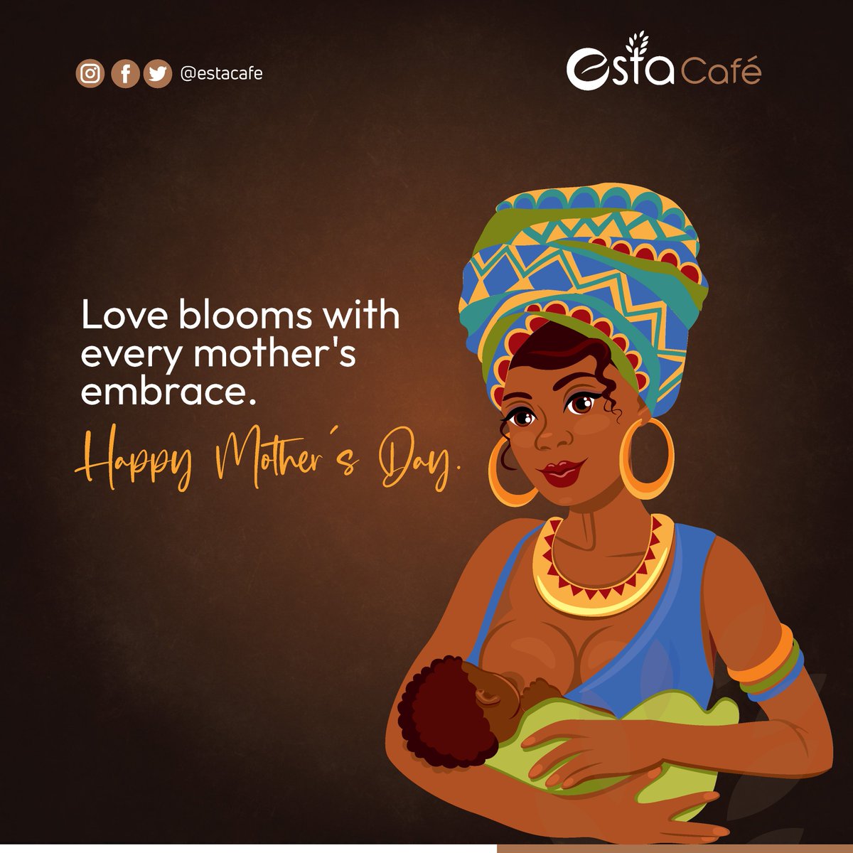 To all the mothers out there, you are appreciated!  #mothersday #estacafe
