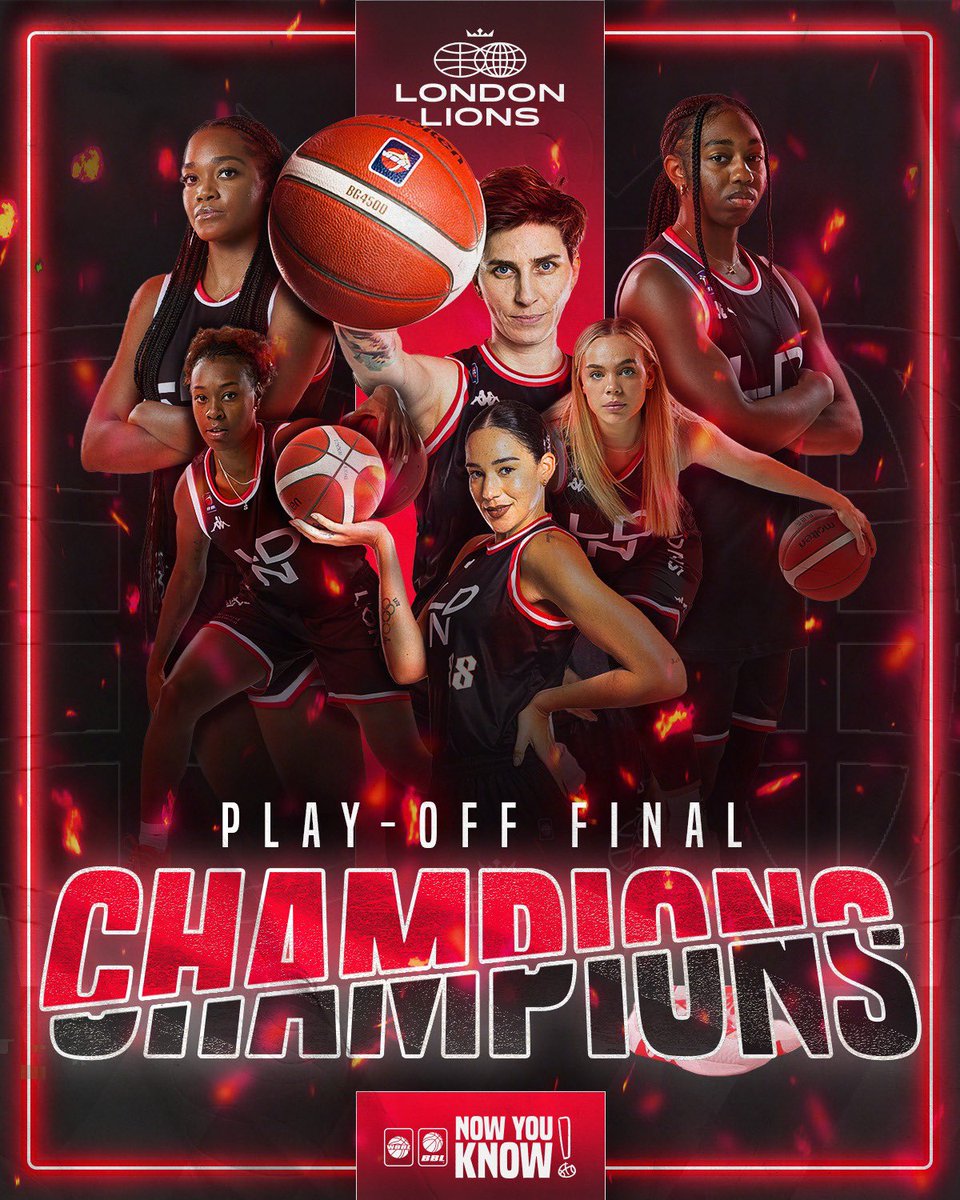 LondonAcers's tweet photo. RT WBBLofficial: 🏆 🦁 London Lions are your Play-off Final Champions!

The @LondonLionsw take control of the game in the second half to take their FOURTH title of the season!

#BritishBasketball https://t.co/Y1k3CmOK3O
