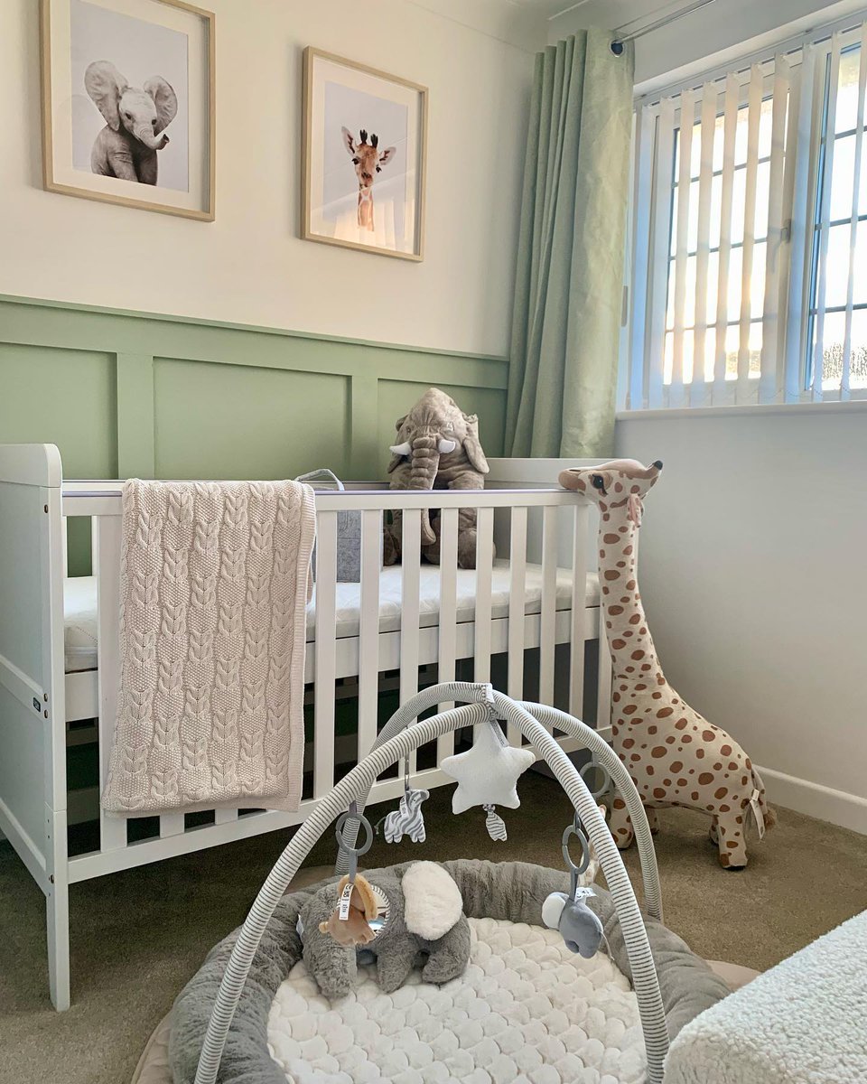 We're going 𝒘𝒊𝒍𝒅 over this adorable, safari-theme nursery 🐯🦒

PSA: From nursery furniture and pushchairs to clothing and toys, save up to 40% off in our Big Little Event before midnight tonight! 🤍 Shop here: bit.ly/BigLittleEvent…

📸: newfamilyhomeno.7