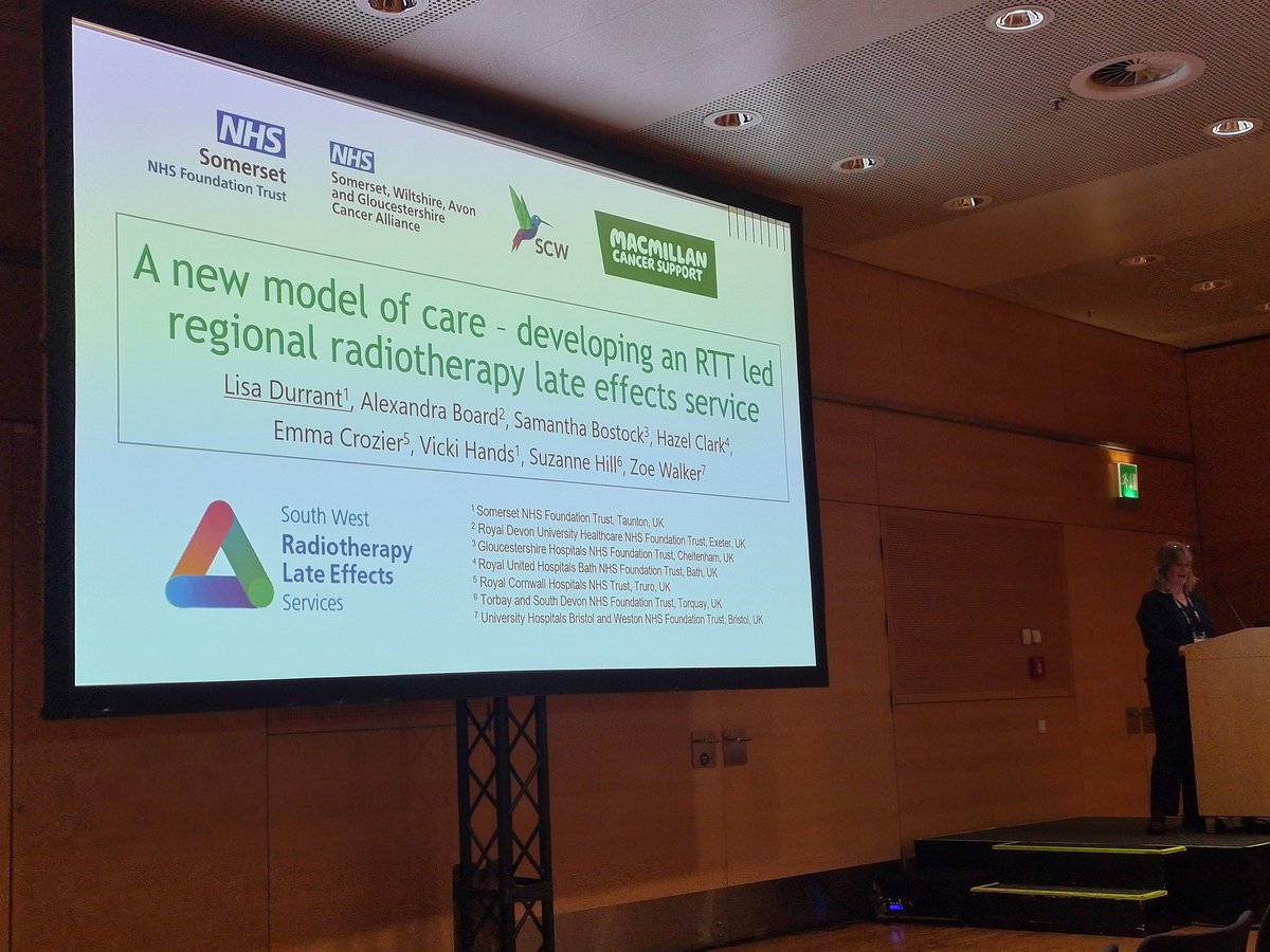 Fantastic talk by @DrLisaDurrant @SWRTLateEffects about our regional late effects services. Lots of interest generated. Exciting times for late effects. @ESTRO_RT #ESTRO2023 @gloshospitals