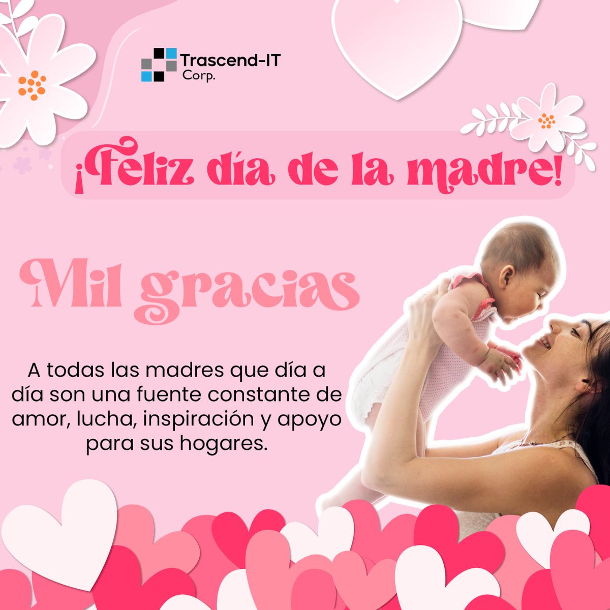 🌸 Feliz Día de las Madres 🌸

En este día especial, queremos rendir homenaje a todas las madres maravillosas que nos brindan su amor incondicional. ¡ Su dedicación y entrega merecen ser reconocidas!

#DíaDeLasMadres #AmorInfinito #MadresEjemplares #FelicidadesMamá #AmorMaternal