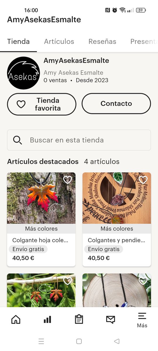 AmyAsekas's tweet photo. Holi! Bueno me he creado una cuenta de Etsy con todos mis productos para que podáis comprarlos a través de la web 🌱
Dejaré de vender por Instagram y Twitter, solo lo usaré para enseñar mi trabajo. Si podéis compartir lo agradecería💚 espero q os guste <3

https://t.co/8yX6ibOJ1b https://t.co/j3Kk88XvDi
