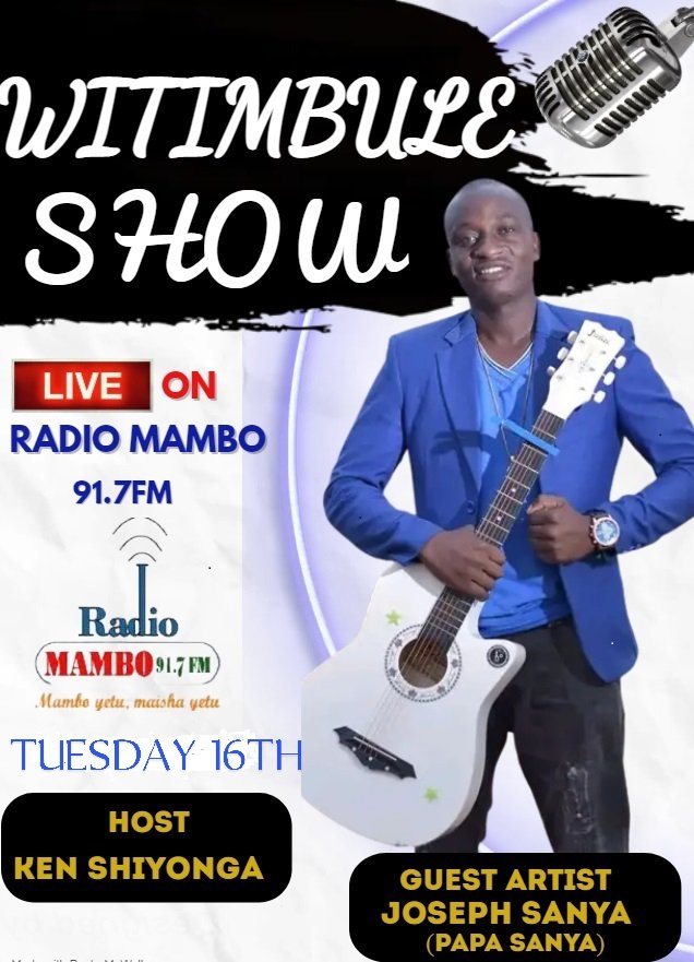 Papa Sanya musiq (@rhumbamishipani) on Twitter photo The #LuyaMusiq is fiery. Believe it not we do it with passion. #westernKenya people it's your own boy here #PAPASANYA. Join me on Tuesday live as I begin the #Magharibi media tour. <a href="/Hot_96Kenya/">Hot 96 FM Kenya</a> youtu.be/FQDOXogwS6w The #LuyaMusiq is fiery. Believe it not we do it with passion. #westernKenya people it's your own boy here #PAPASANYA. Join me on Tuesday live as I begin the #Magharibi media tour. <a href="/Hot_96Kenya/">Hot 96 FM Kenya</a> youtu.be/FQDOXogwS6w