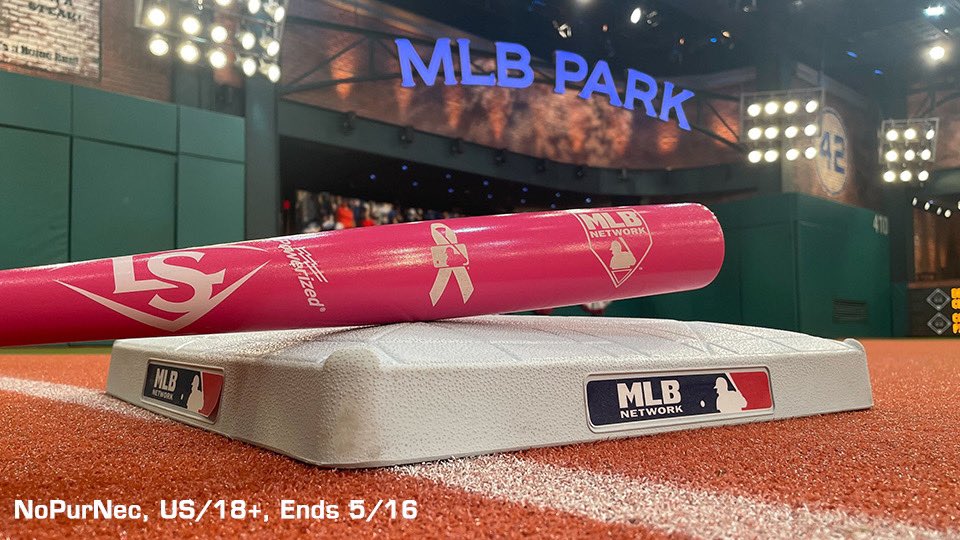 Happy Mother’s Day! 

#MothersDayPinkBats will be in action across baseball today! RETWEET for your chance at a commemorative pink bat courtesy of <a href="/sluggernation/">Louisville Slugger</a>.

Rules: atmlb.com/1RXSa4v | NoPurNec, US/18+, Ends 5/16