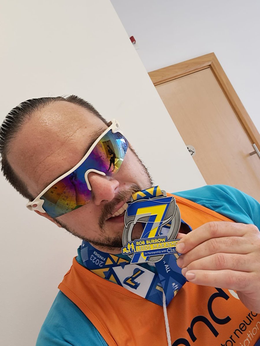 Congratulations to Craig on completing the Rob Burrow Leeds Marathon today! Great achievement mate! Thanks to all who have sponsored too and entered the sweep 🍻couple of well earned ones tonight