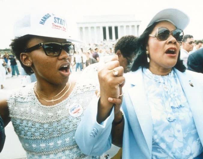 BerniceKing's tweet photo. #HappyMothersDay to all who mother in our World House. I am so blessed to have been nurtured and raised by #CorettaScottKing. Grateful. https://t.co/pOpJuedAvM