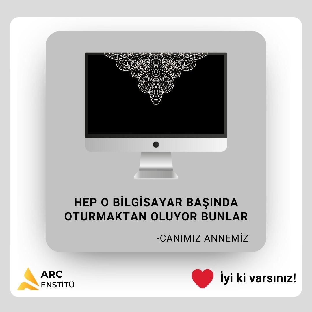 arcenstitu's tweet photo. Biricik annelerimizin anneler günü kutlu olsun. 🌸
Unutmayalım ki yaptığımız başkasınaysa öğrendiğimiz kendimize ve ek olarak aradığınız şey nereye koyduysanız oradadır ☺️ ♥️

Kariyerin yarını ARC Enstitü’de 🚀

#AnnelerGuenueKutluOlsun #onlineeğitim https://t.co/XpVYwiekY0