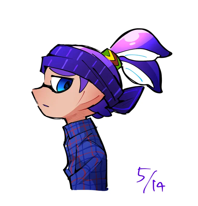 気が付いたら似たようなオタイカくんばっか描いてる