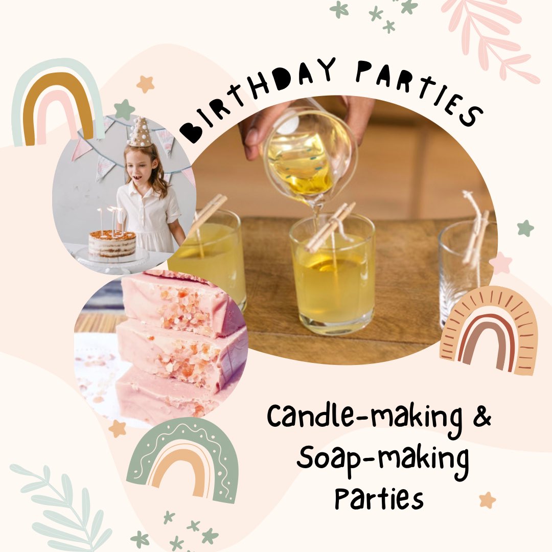 Impress your child's friends being one of the first to offer a Notes of Northumberland Candle-Making or Soap-Making party. notesofnorthumberland.co.uk/product-page/c… #Northumberland #kidsparty #thingstodoinnorthumberland