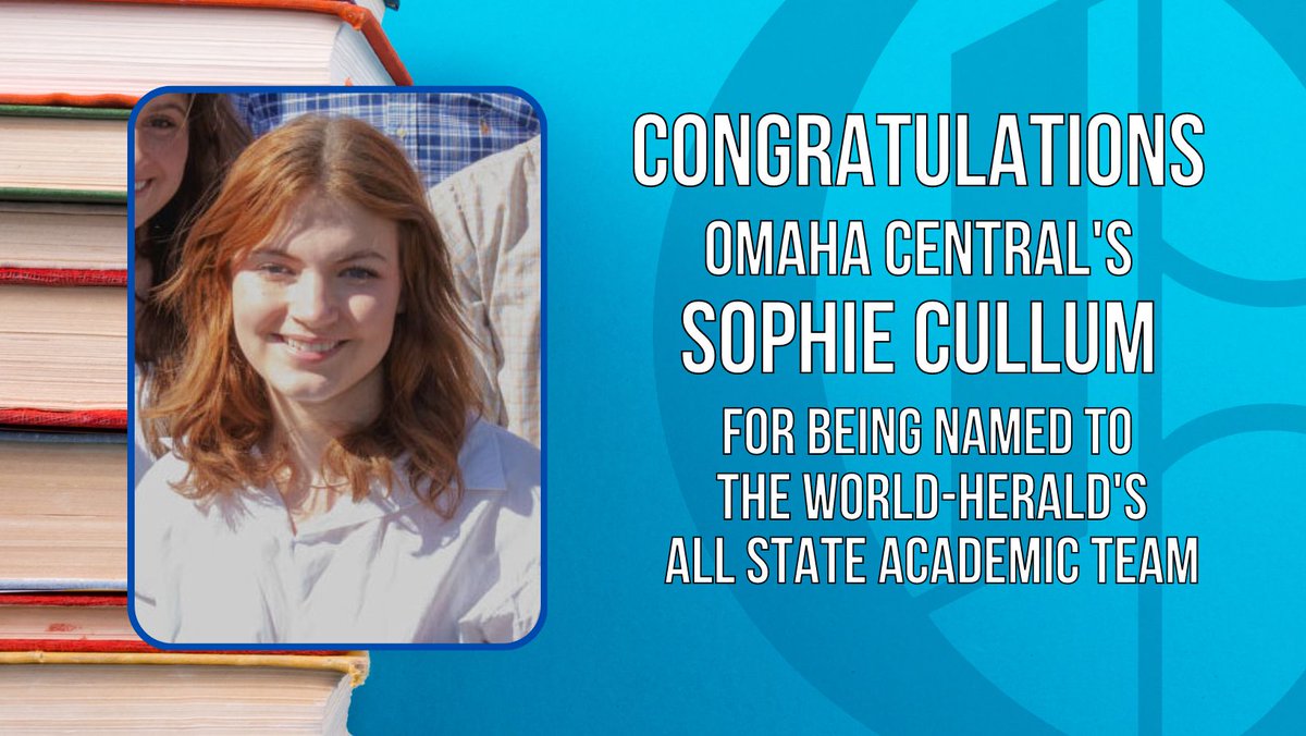 Congratulations to <a href="/OPSCentralHigh/">Central High School</a>’s Sophie Cullum for being named to The World-Herald’s 2023 All State Academic Team!

Meet the nine-member team here: omaha.com/news/local/edu…