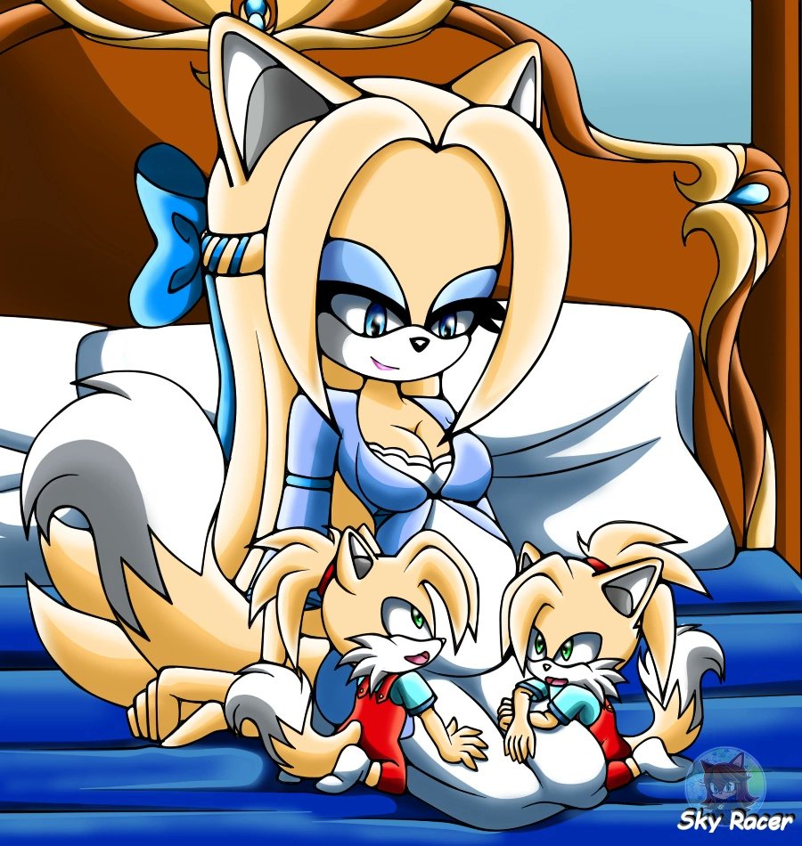 SkyRacer16's tweet photo. Mother and her children ๐
#skyracer #Nobius #sonicfancharscter #Sonicoc https://t.co/kKdslEhup4