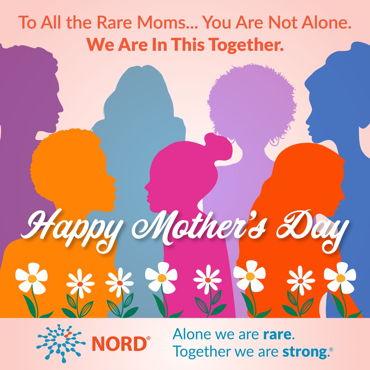 Happy #MothersDay to all the #RareDisease moms! Including chosen mothers. Your passion &amp; responsibility as advocates for your children is the model for everything we do 💙

#Moms living with #RareDiseases, know you are a gift for all the ways you show up in your children's lives.