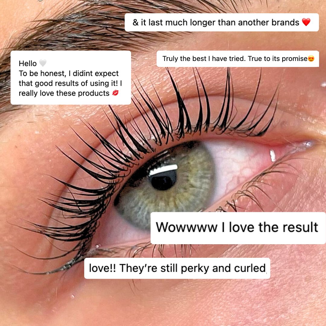 Our at-home Lashlift kit has been a game-changer for so many of you guys, here are some of the comments we've had over the last month! 😆 💖 
@beautybyylucy