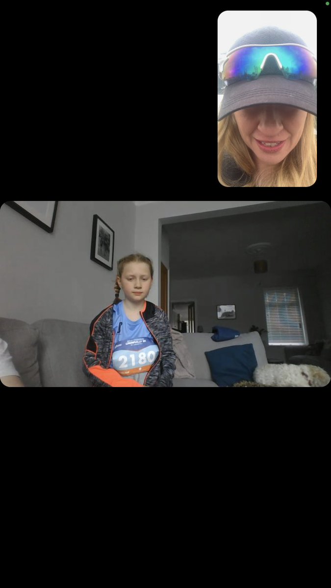 Super proud of you Sky coming 3rd in the girls under 11s Caerphilly 2km, representing <a href="/CaerphillyR/">CaerphillyRunners</a>  in our home town wearing your new <a href="/SBRLifestyle/">SBR Clothing</a> kit .
Glad I got a FaceTime with you while I was working in llanelli 🤩🤩😍😍