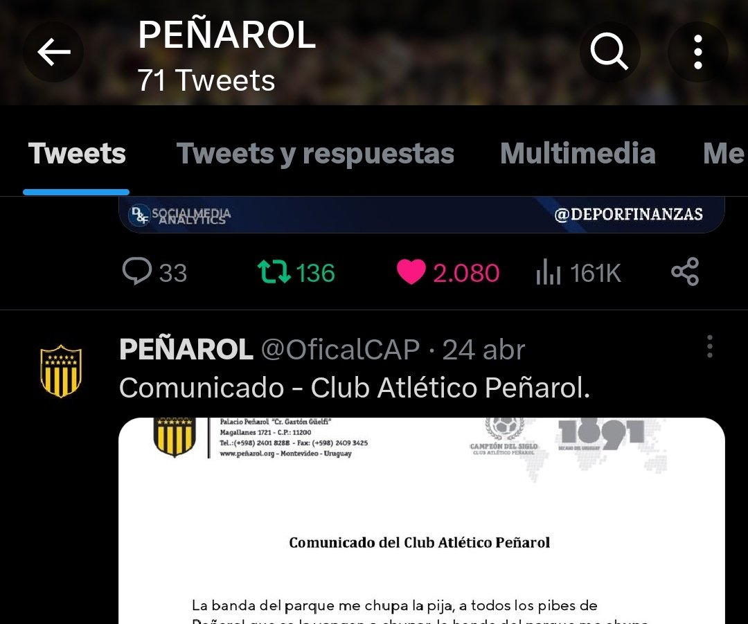 OficalCAP's tweet photo. @facundoacosta08 @5juann @Nacional Osea que peor es lo suyo??? jsjsjsj
24 de abr /// 14 may https://t.co/MPADnblQW8