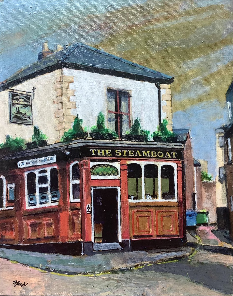 The Steamboat 
(Acrylic on canvas board, 8x10 in)
Portrait of a pub in South Shields. DM me if you’re interested in buying (£100 + P&P).
#pubportraits #southshields