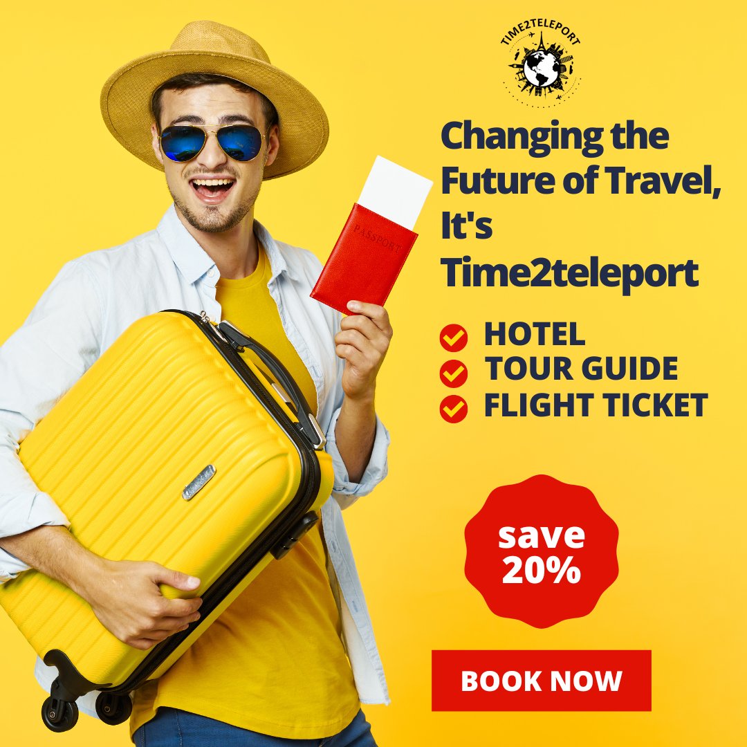 Ready to rewrite the rules of travel? Teleportation is the key to unlocking a world of convenience, excitement, and limitless exploration.🌍🚀

Follow @time2teleport to Explore More...

#Time2teleport #FutureOfTravel #Time2teleportAdventure #TravelInnovation