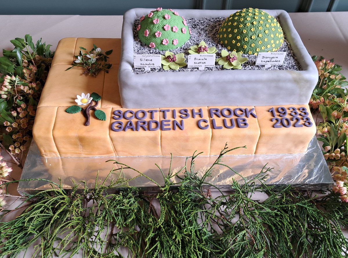 Warm welcome to the @ScottishRockGC 90th Birthday celebrations @TheBotanics by President @crosbie_colin #alpineplants #plantconservation #scottishhorticulture