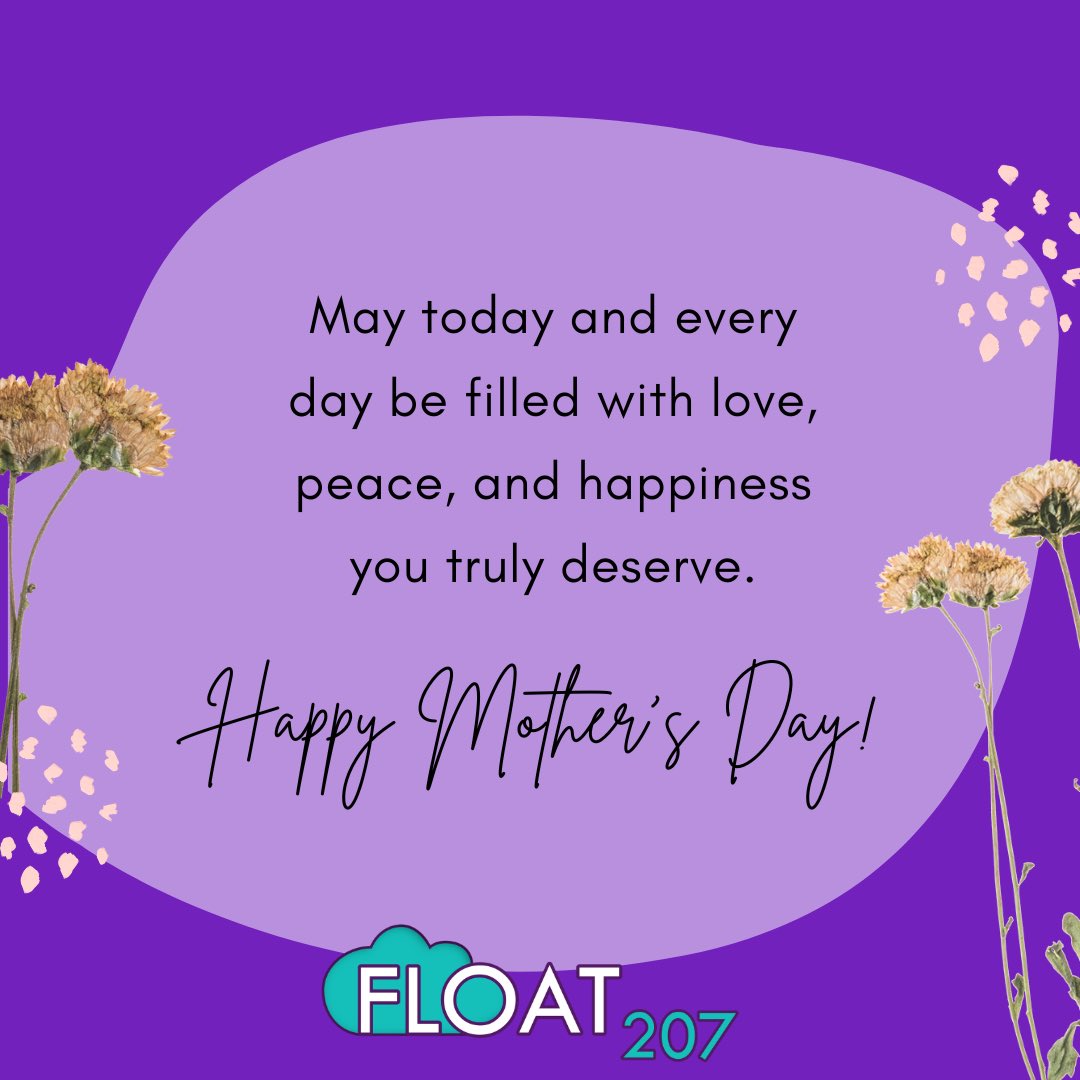 Float207's tweet photo. Happy Mother’s Day from @float207 May your day be full of love and relaxation. 

#mymomma #mothersday #mothersdaygift #giftideas #giftcards #happymothersday #mom #mommy #mama https://t.co/0H1rb6aZRk