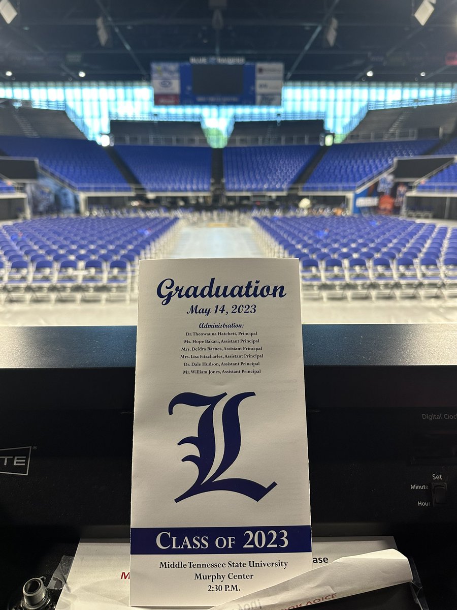 Ready for the Class of 2023!!!  Graduates:  Be at Murphy Center by 1:30!!! We walk out at 2:30!!! <a href="/LHSintheNews/">LaVergne High School</a> 🎓🧑‍🎓👩‍🎓🎓